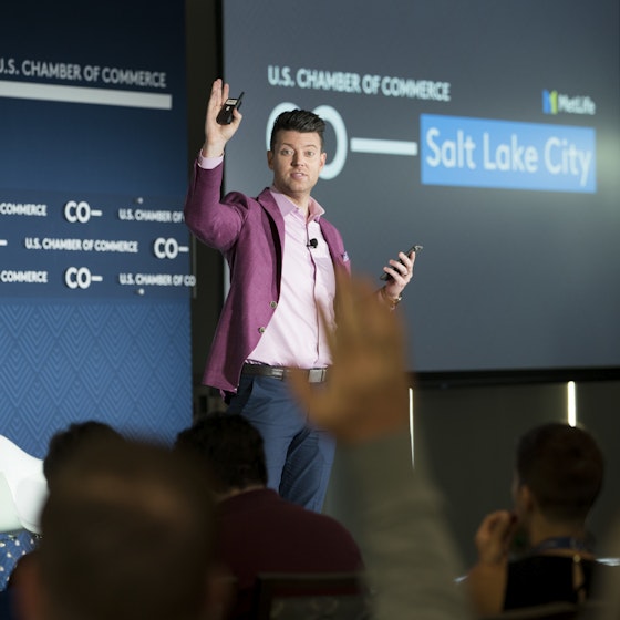 steve patterson on stage at CO— salt lake city